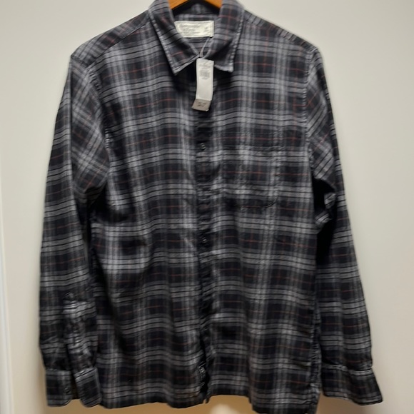Abercrombie NEW flannel size medium - Picture 3 of 9